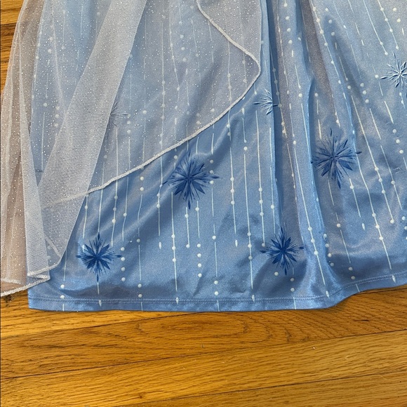 Girls Blue White Disney Frozen 2 Elsa Nightgown Size 4T - Picture 3 of 9